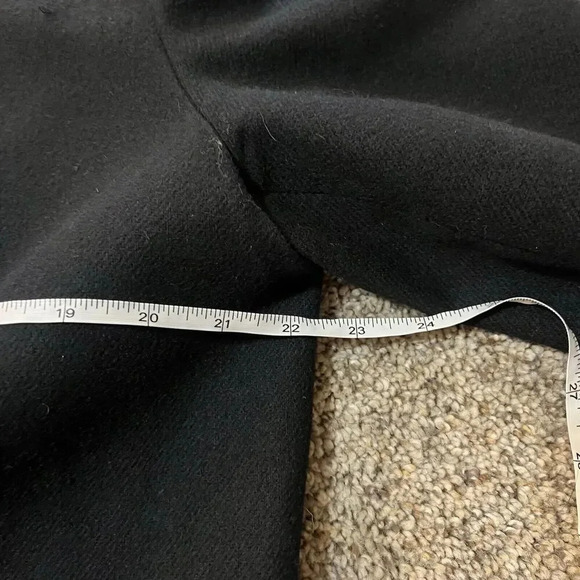 Sag Harbor Size 16 100% Wool Blazer Black Career Office Oversized Button Casual - Picture 8 of 11